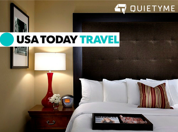 USA Today Travel talks about hotel noise and Quietyme